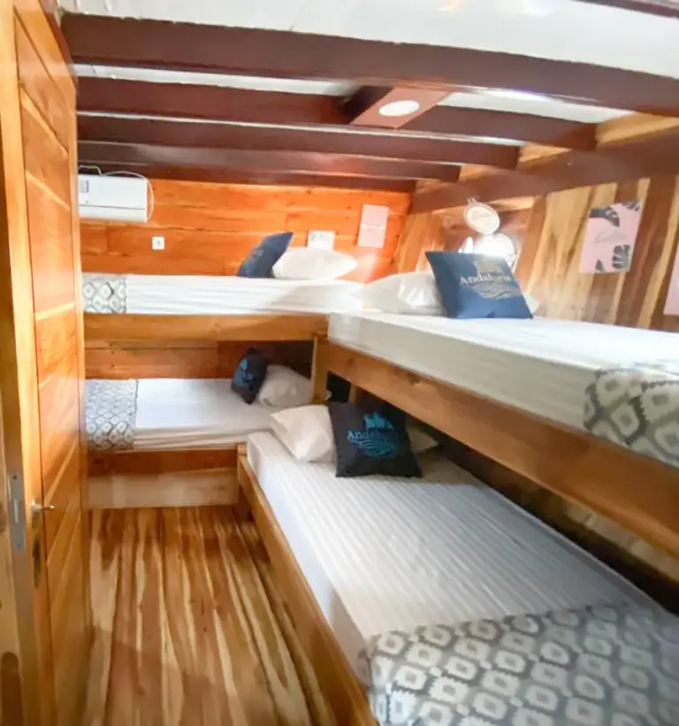 Andalucia 2 Sharing Room with stacked single beds